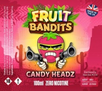 Fruit Bandits- Candy Heads - 100ml Short Fill  - 0mg
